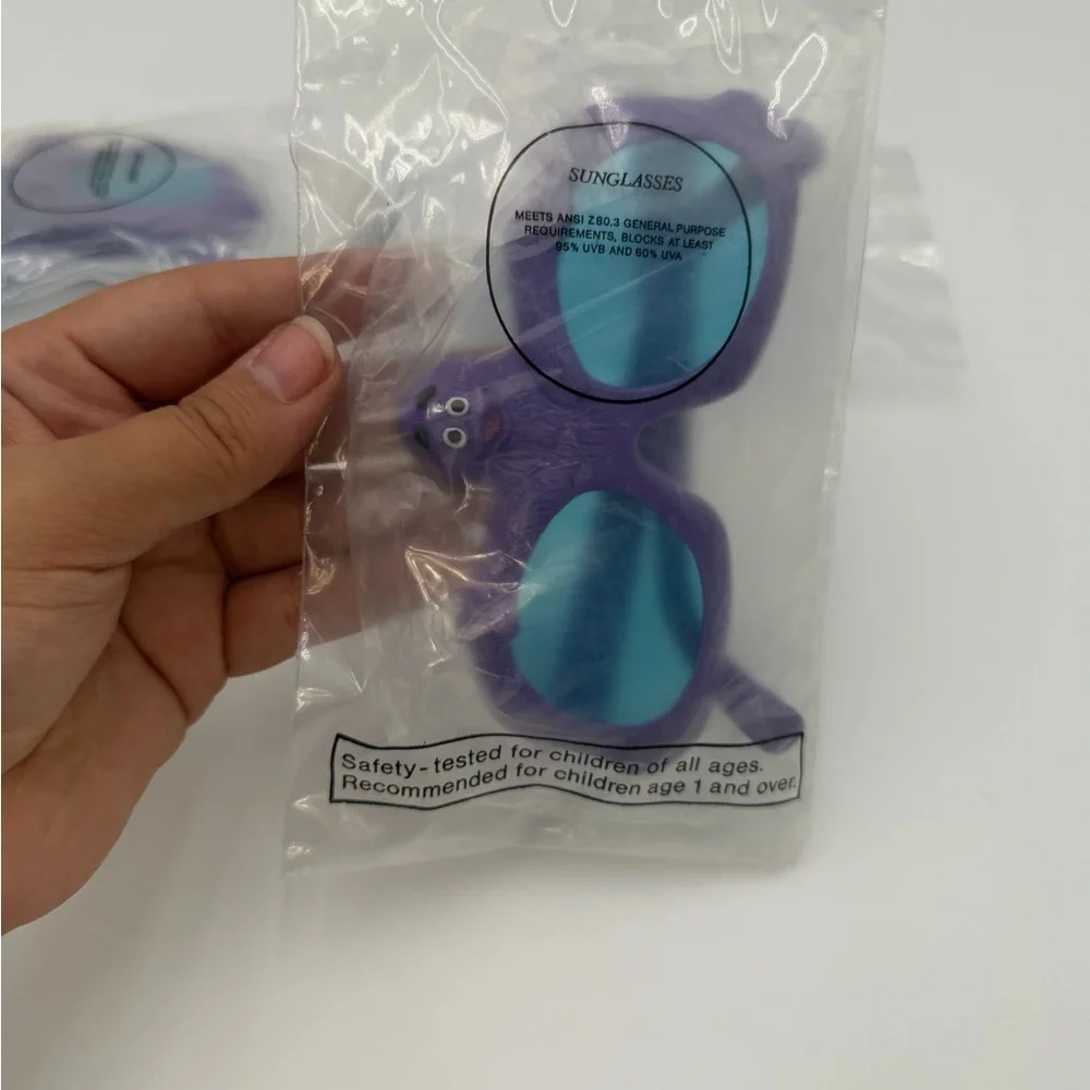 Vintage McDonalds Grimace Sunglasses Purple Sealed 1989 Happy Meal Toy